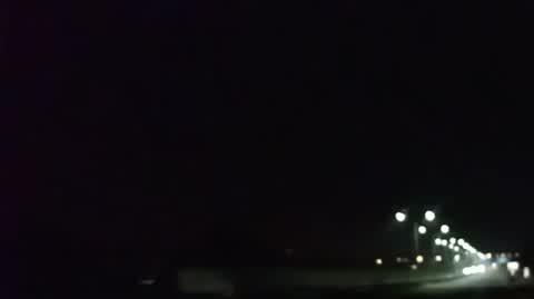 Jeleń na autostradzie A4