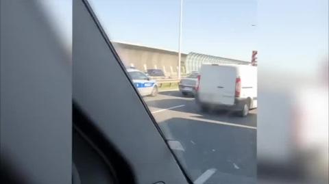 wypadek na A8 Wrocław