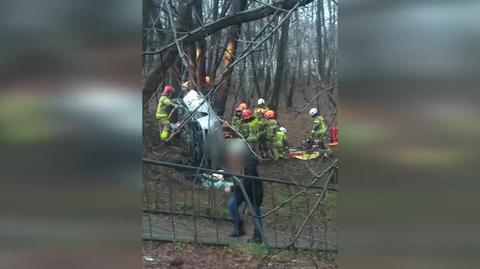 Wypadek w Zielonce pod Warszawą