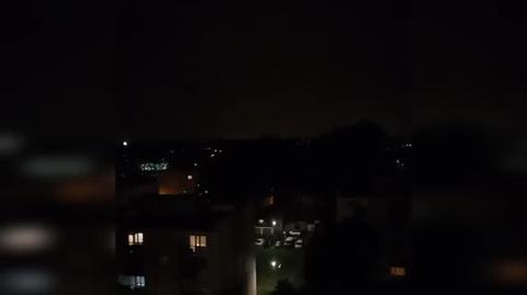 Burza nad wolominem pod Warszawą  