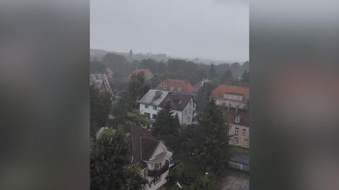 Deszcz w Elblągu