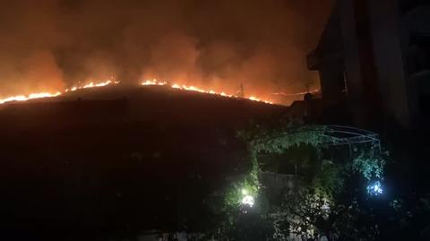 Pożar w Trogir