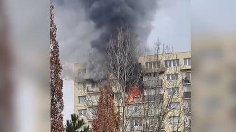 Pożar przy Wileńskiej w Łodzi