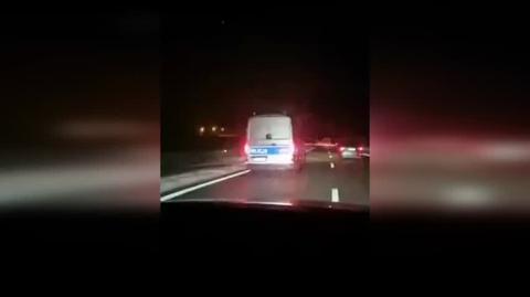 Policja na A4 odcinek Jarosław-Przemyśl