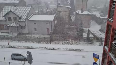Śnieżyca w Siemianowicach Śląskich
