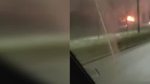 Pożar przy ul