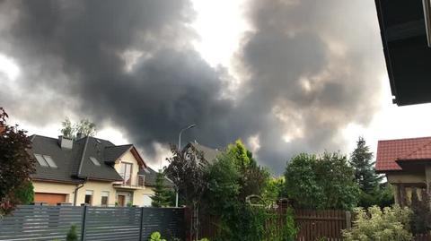 Pożar w Sosnowcu 16
