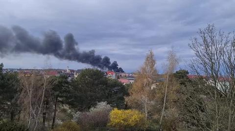 Władysławowo pomorskie groźny pożar w centrum  Władysławowa