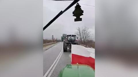 Protest rolników Szczucinie (woj. małopolskie)