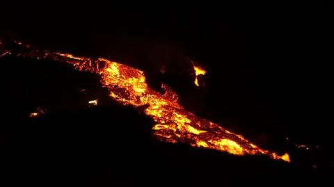 Film z erupcji Fagtadalsfjall 4