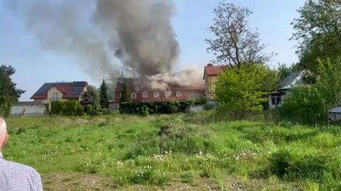 Pożar hotelu w Nałęczowie