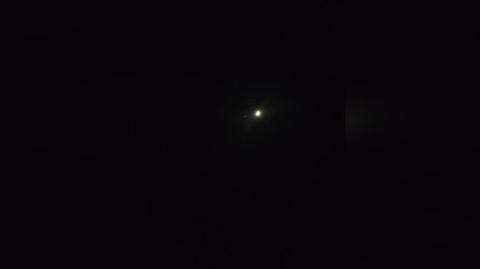 ISS obok Księżyca nad Częstochową, nagranie z maja