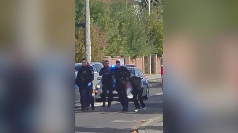 Pościg policji, Białystok