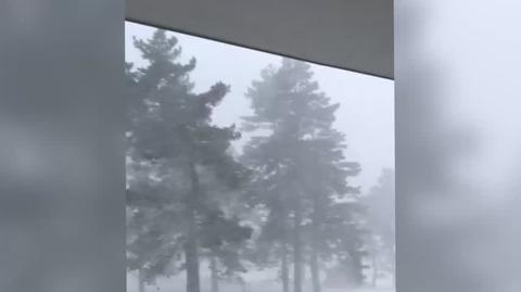 Burza w Bieszczadach, okolice Arłamowa