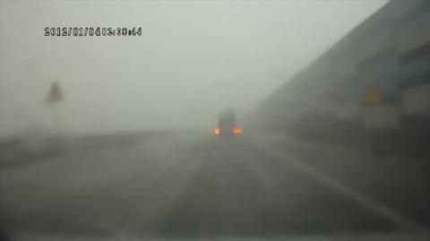 Burza na A1- Pozrywane ekrany - Szkwał na 185km autostrady A1