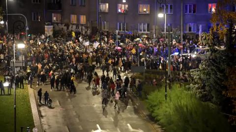 Protest na Żoliborzu