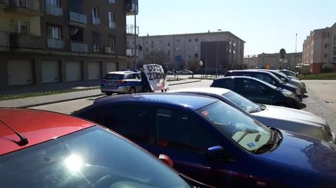 Kaliska Policja dodaje otuch osobie na kwarantannie domowej