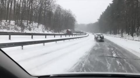 Karambol A6 Szczecin-Kołbaskowo