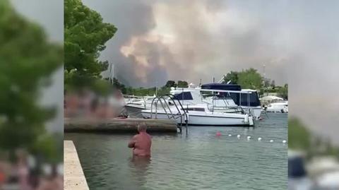 Pożar w Chorwacji, 2 sierpnia 2022