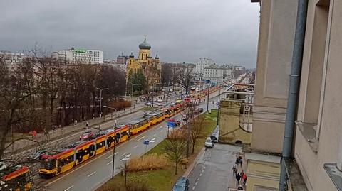 Zdarzenie na skrzyżowaniu ul. Jagiellońskiej i al. Solidarności