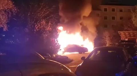 Pożar samochodów | Gdańsk, ul