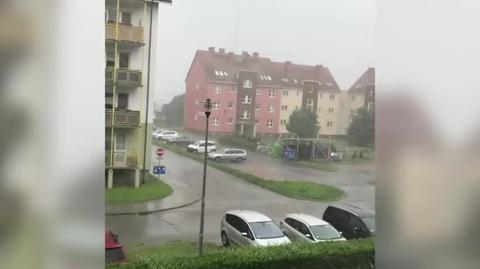 Burza w Koszalinie