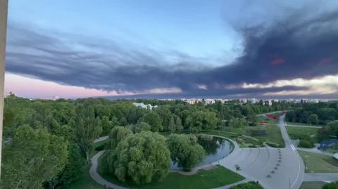 Pożar hali na Marywilskiej 