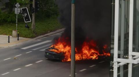 Zdarzenie na ul. Niepodległości w Warszawie