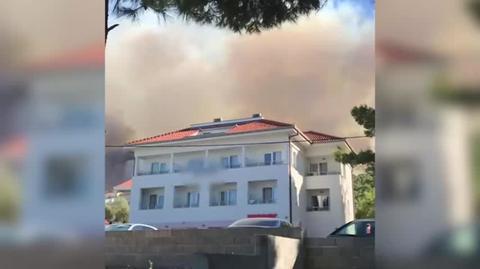 Pożar w Slatine na wyspie Ciovo