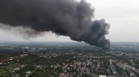 Pożar Sosnowiec