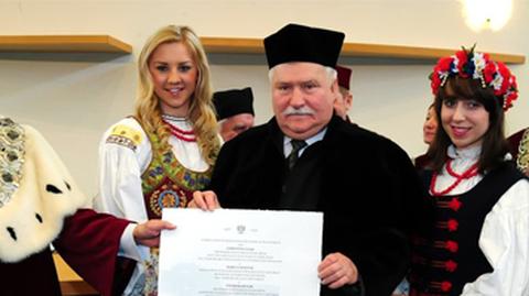 Lech Wałęsa doktorem honoris causa